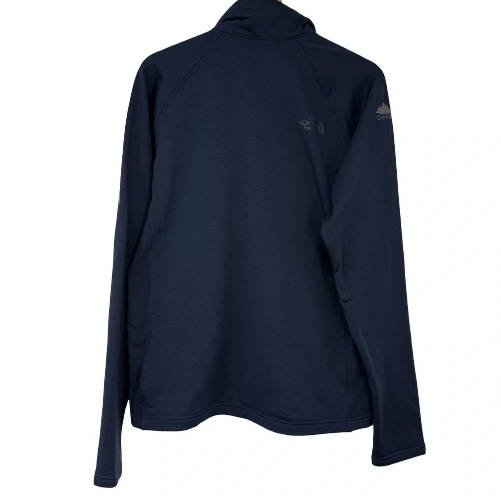 NWT The North Face Mountain Peaks Full-Zip Fleece Jacket Mens blue Sz Medium